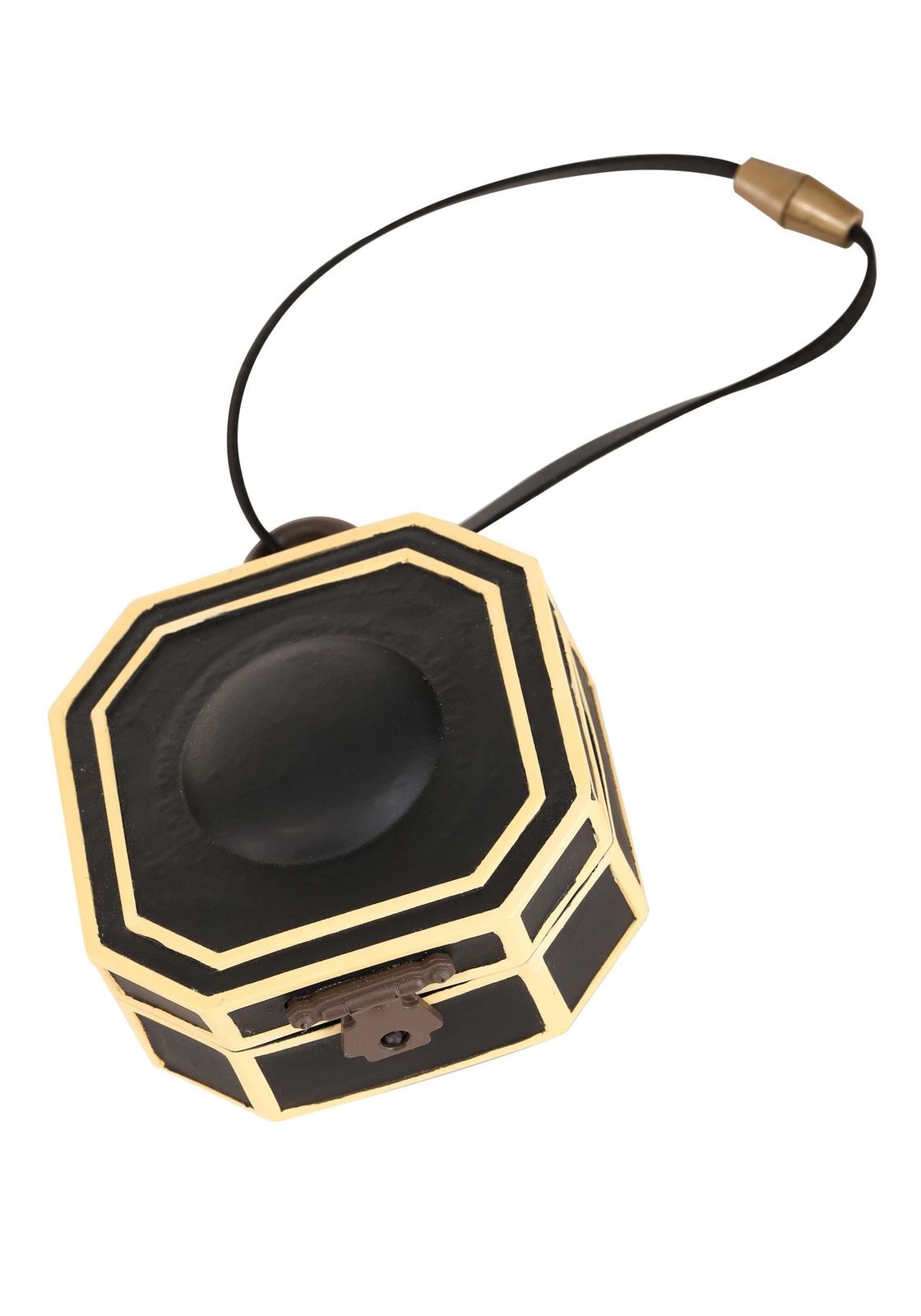 人工生皮コードネックレス付きプラスチックケース 3インチ