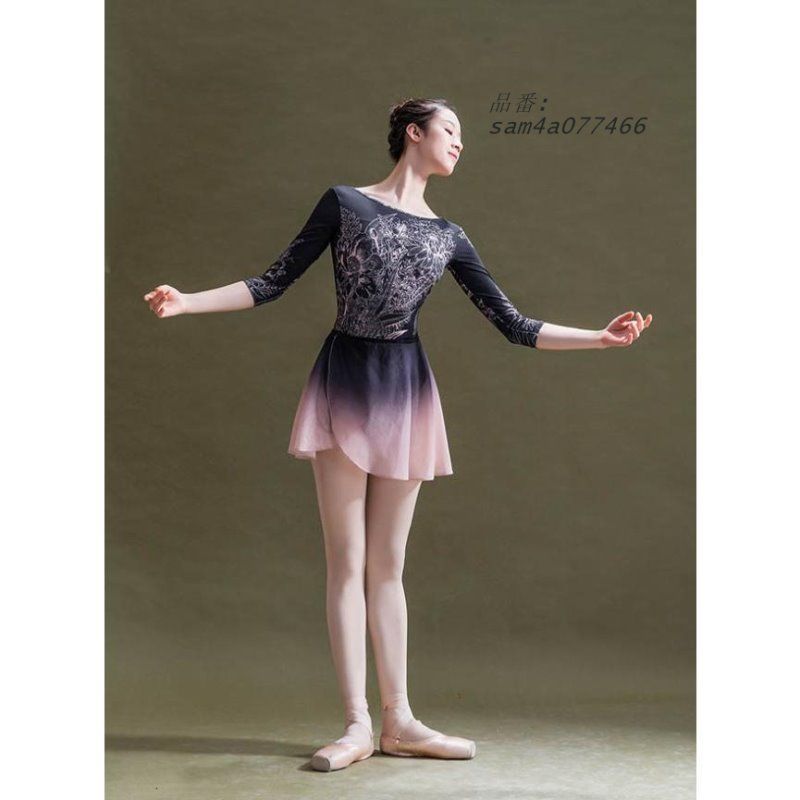 【激安大特価！】 ラウンドネック レオタード お洒落 韓国 大人用 バレエ衣装練習着 演出用 可愛い am4a077466 【特売バーゲン】