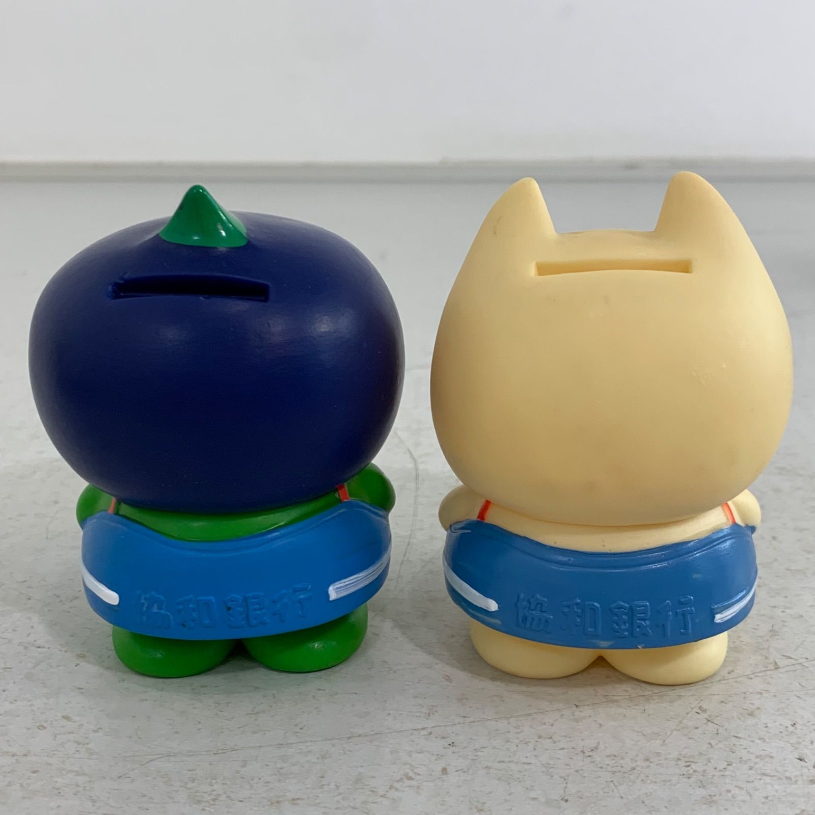希少】協和銀行 桃太郎等5体セット☆ソフビ貯金箱 昭和レトロ