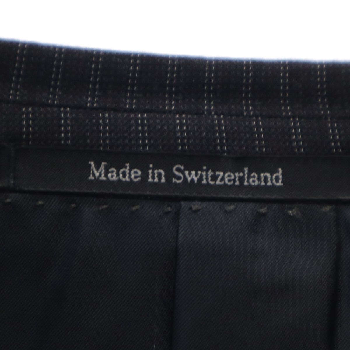 GUCCI グッチ スイス製 ストライプ柄 テーラードジャケット 48