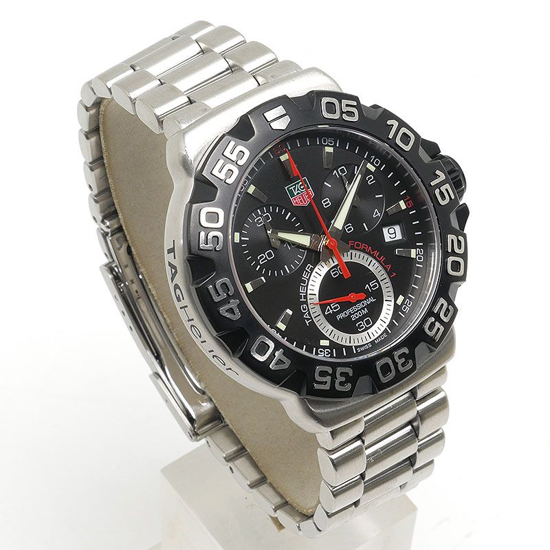 タグホイヤー フォーミュラ1 CAH1110 メンズ クオーツ 黒文字盤 - メルカリ
