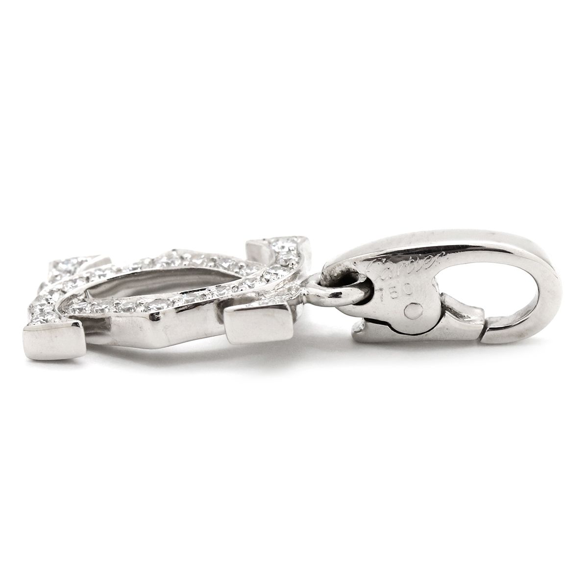 カルティエ Cartier ペンダントトップ C2 2Cチャーム ダイヤ