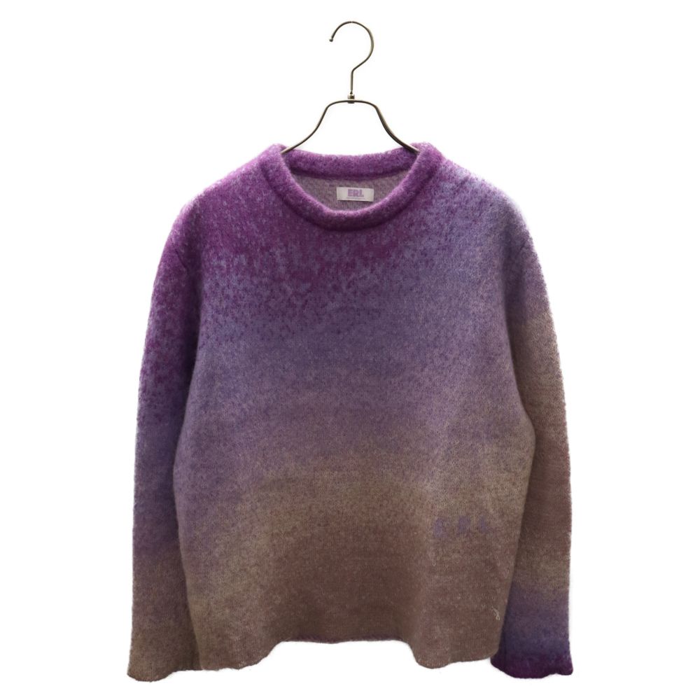 ERL (イーアールエル) Gradation Mohair Knit グラデーション クルー 