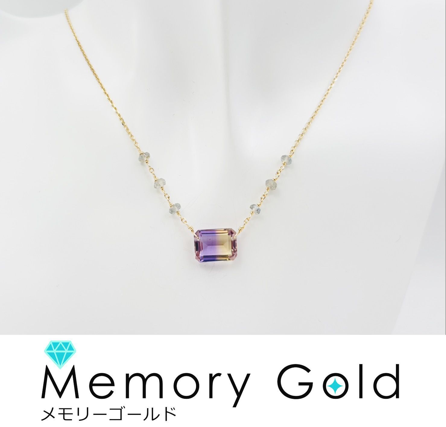 agete アガット k10ラブラドライトネックレス 【公式通販】