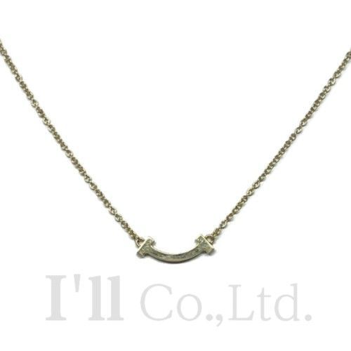 Tiffany&Co. ティファニー Tスマイル ネックレス ミニ 62617640 750YG 