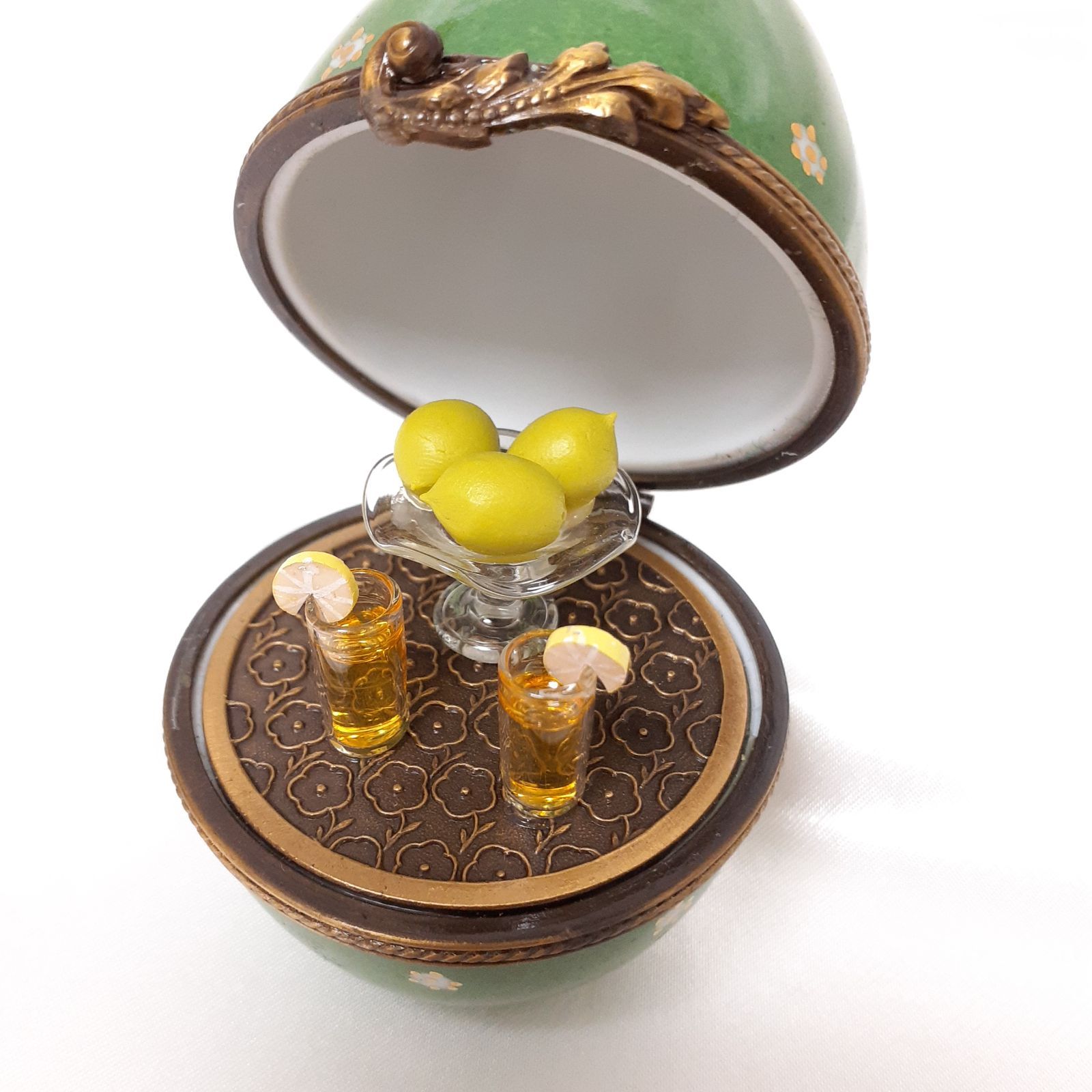 LIMOGES リモージュボックス フランス エナメル 小物入れ タマゴ 