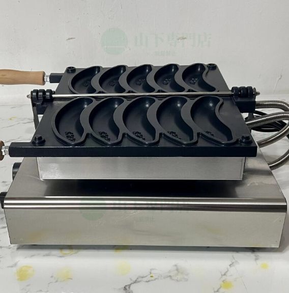 電気 バナナ型 焼き機 ワッフル メーカー 焼成取数5個 単相 100V バナナ焼き器 業務用 - メルカリ