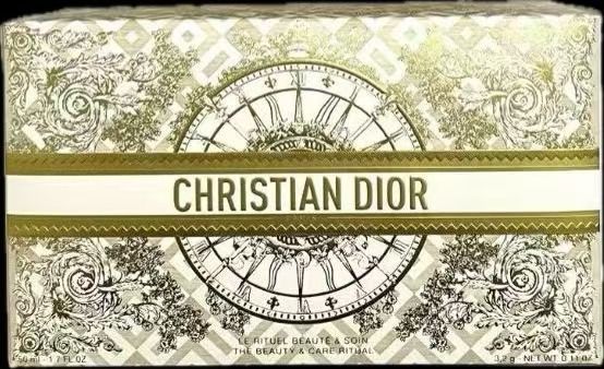 Dior ディオール クリスマスコフレポーチ （ゴールド） 刺繍