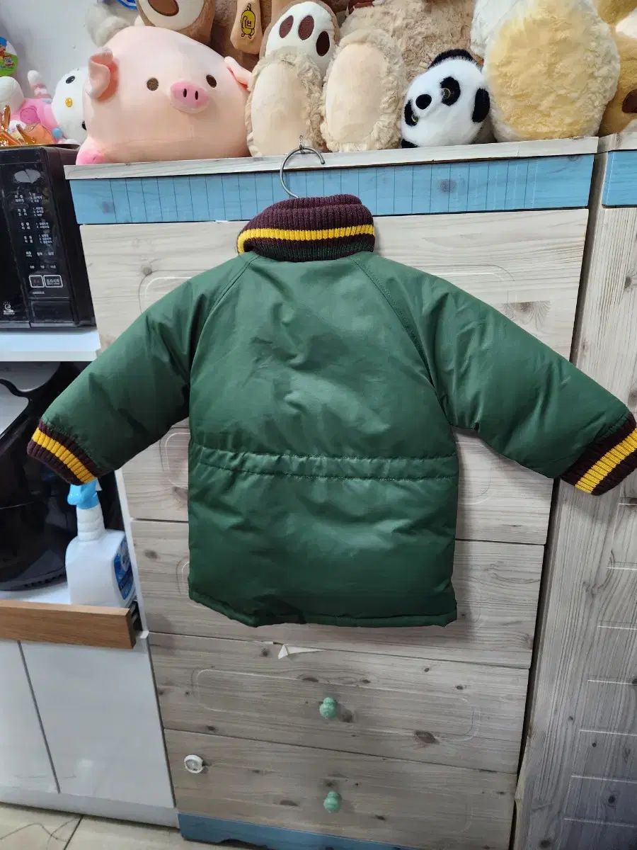 ミルクマイル 子供用 グリーン ダウン ブルゾン 90 48