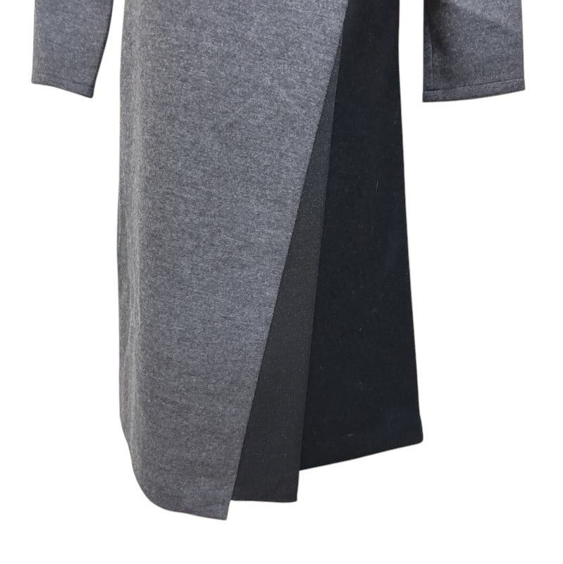 ウール混 ロングワンピース