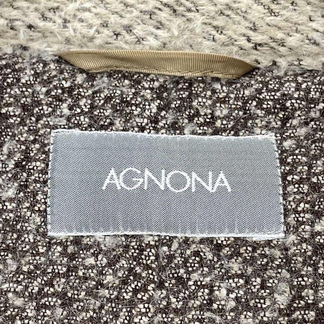 AGNONA アニオナ ダッフルコート アルパカ シャギー ロング フード
