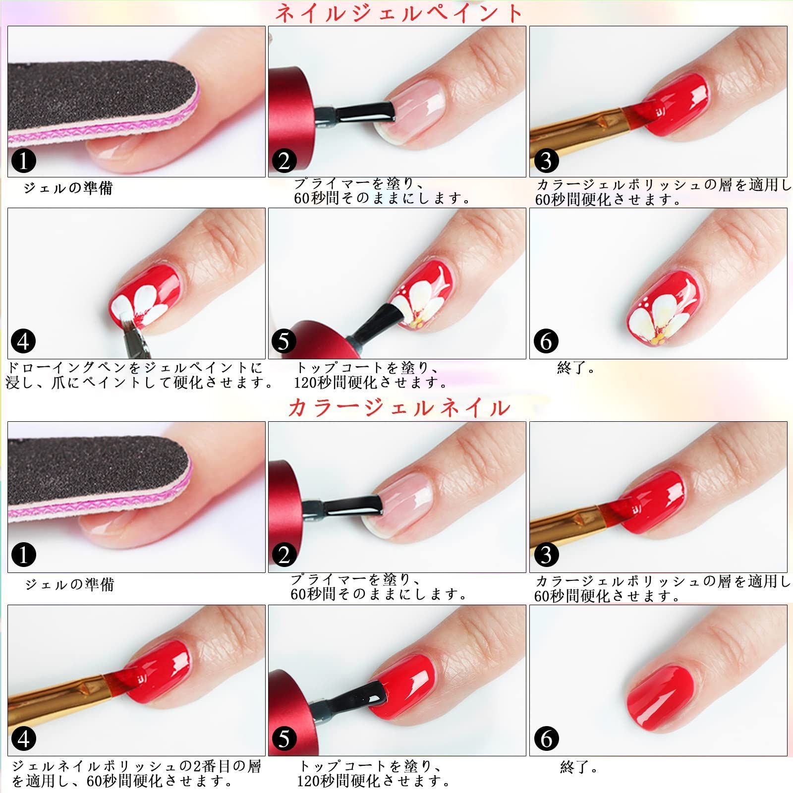 人気商品】DIYネイルアートデザイン ネイルポリッシュセット