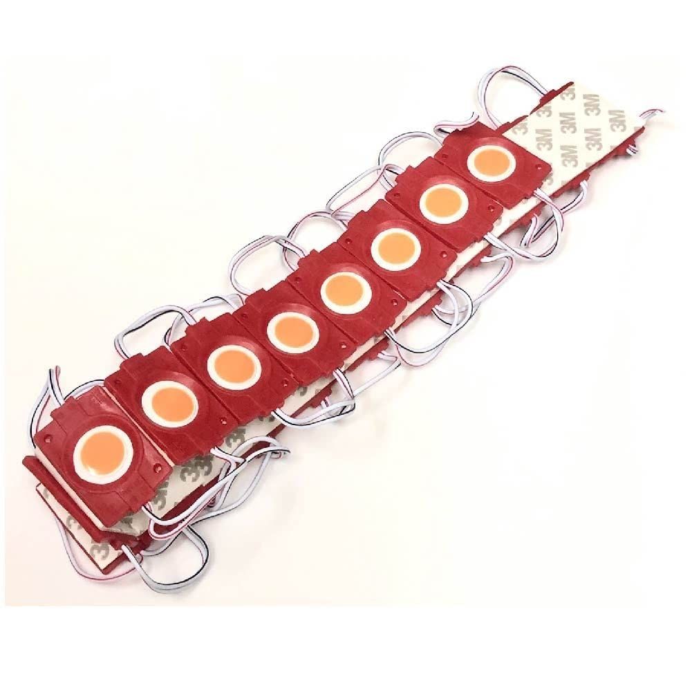 【Life Design Johnson.80】連結 LED COB ライト 爆光 9点発光 高輝度 防水仕様 連結パネル デコトラ サイドマーカー タイヤ灯 トラック カスタム ドレスアップ 24V テープ付属 汎用品 タイヤ灯 アンダ