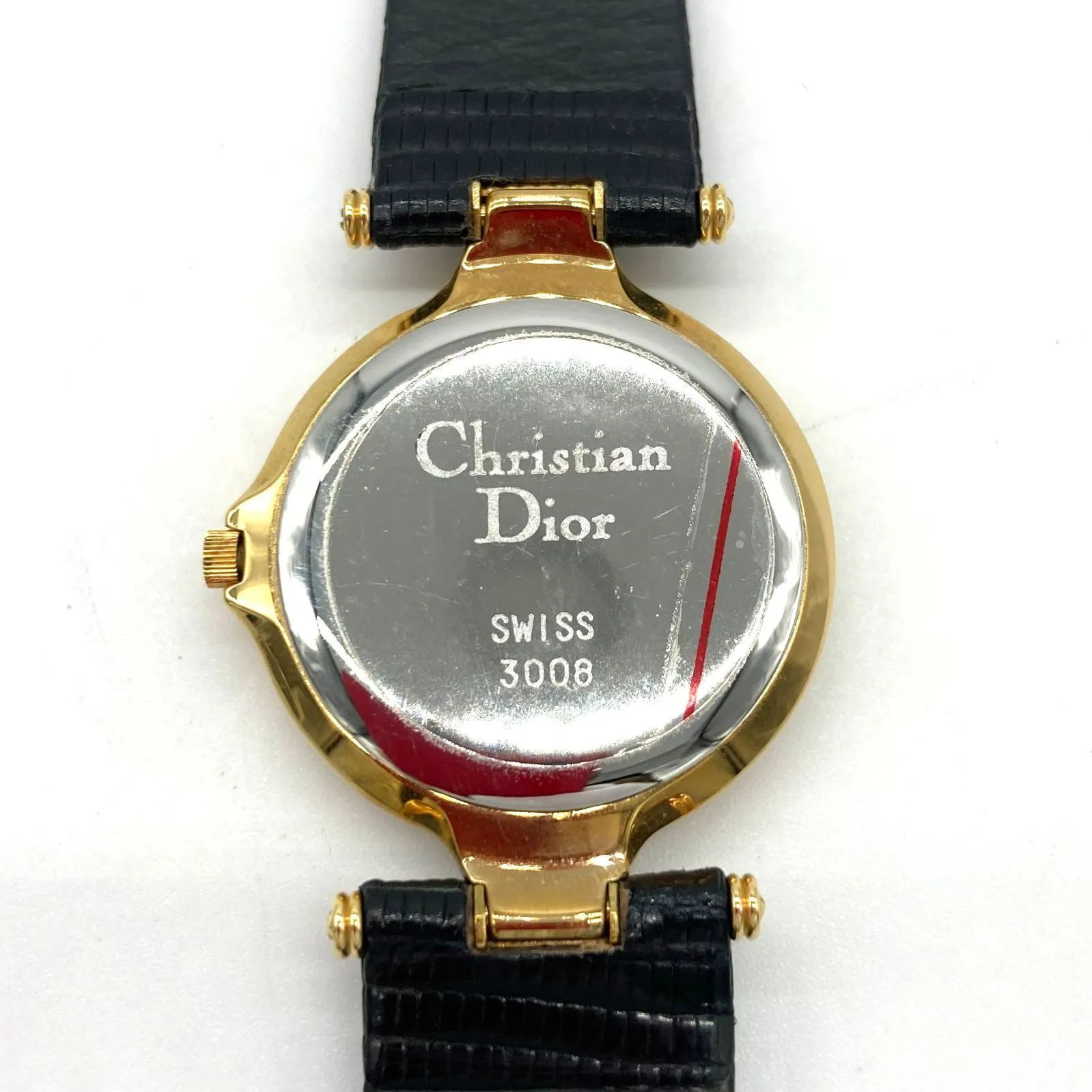 ▽【不動品】Christian Dior メンズ 腕時計3008 - メルカリ