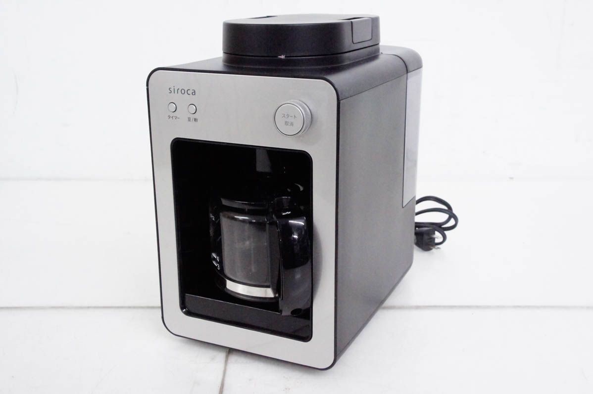新品未開封 コーヒーメーカー SC-A372 siroca シロカ 全自動コーヒーメーカー カフェばこ MCモデル SC