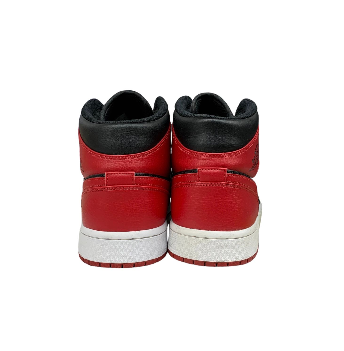 NIKE (ナイキ) AIR JORDAN 1エアジョーダン 1MID BRED レッドブラック