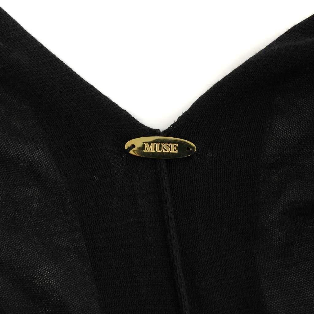 ✨極美品✨ドゥーズィエムクラス muse ミューズ ロング カーディガン 黒 MUSE de Deuxieme Classe LONG カーディガン