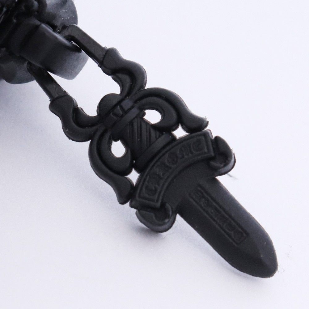 CHROME HEARTS アイウェアケース ダガージップ クロスパッチ レザー