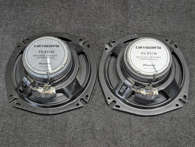 カロッツェリア　TS-F1640 スピーカー4個　トゥイーター2個付　アルパイン カロッツェリア TS-F1640 スピーカー4個 トゥイーター2個付 アルパイン