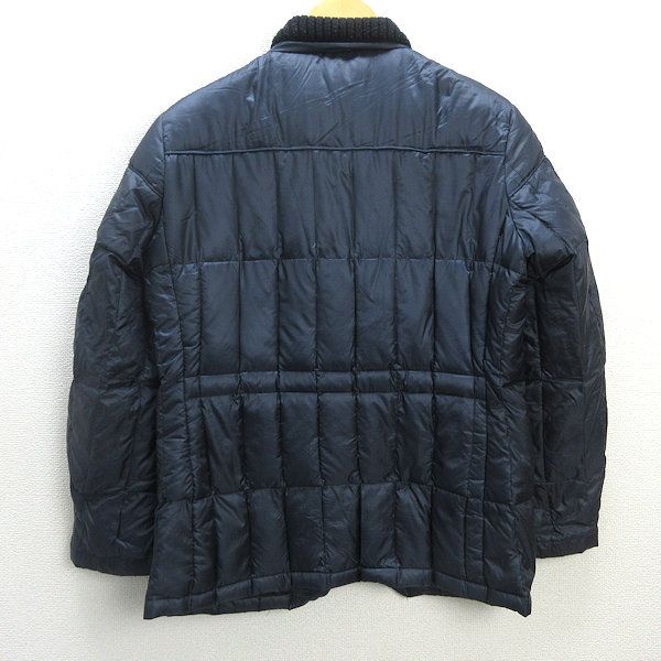 D■23区 HOMME ダウンジャケット JKT PERTEX【L程度】紺/MENS/18【中古】