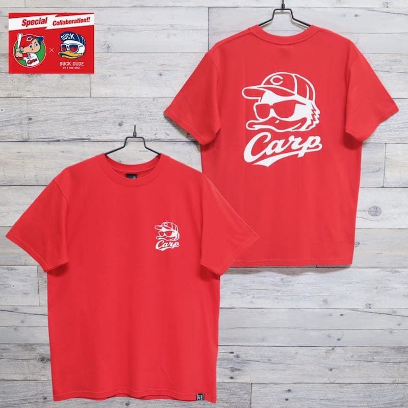 新品 メンズ 広島 東洋 カープ 半袖 Tシャツ 半袖Tシャツ ティーシャツ CARP コラボ ダック デュード バックプリント レディース  ユニセックス 野球観戦 カープ女子 応援 赤 レッド | Acquista su Mercari dal Giappone! | Buyee