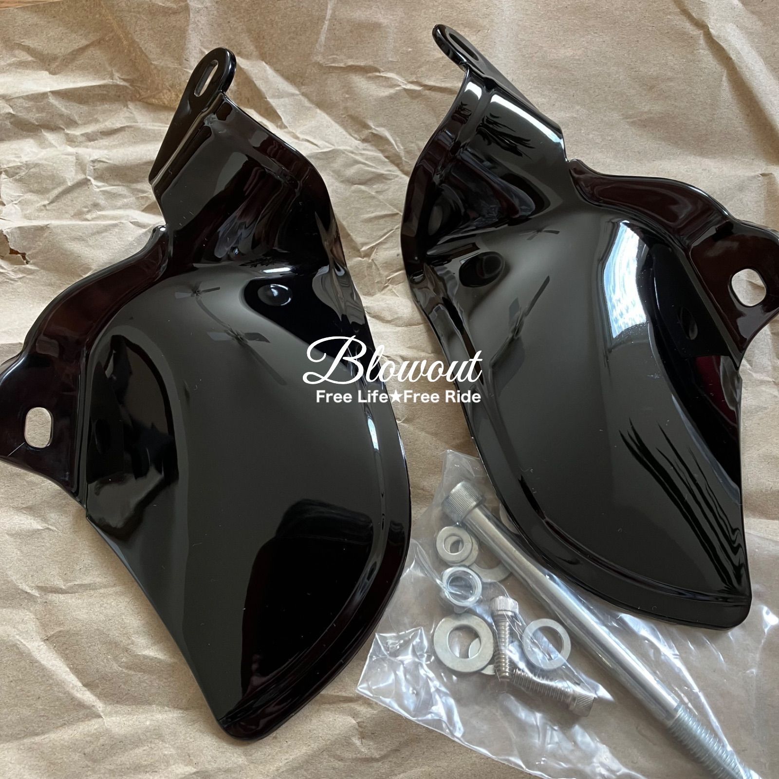 ハーレーソフテイル M8ソフテイル ミッドフレームエアデフレクター ブラック 2018 ブレイクアウト Breakout FXBRS FXBR Deluxe FLDE Fat Street Bob FXBB