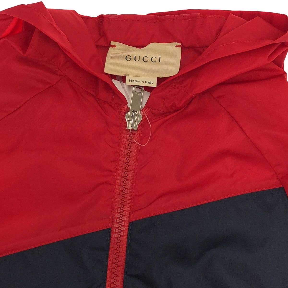 GUCCI グッチ キッズ エンブロイダリージップアップナイロン