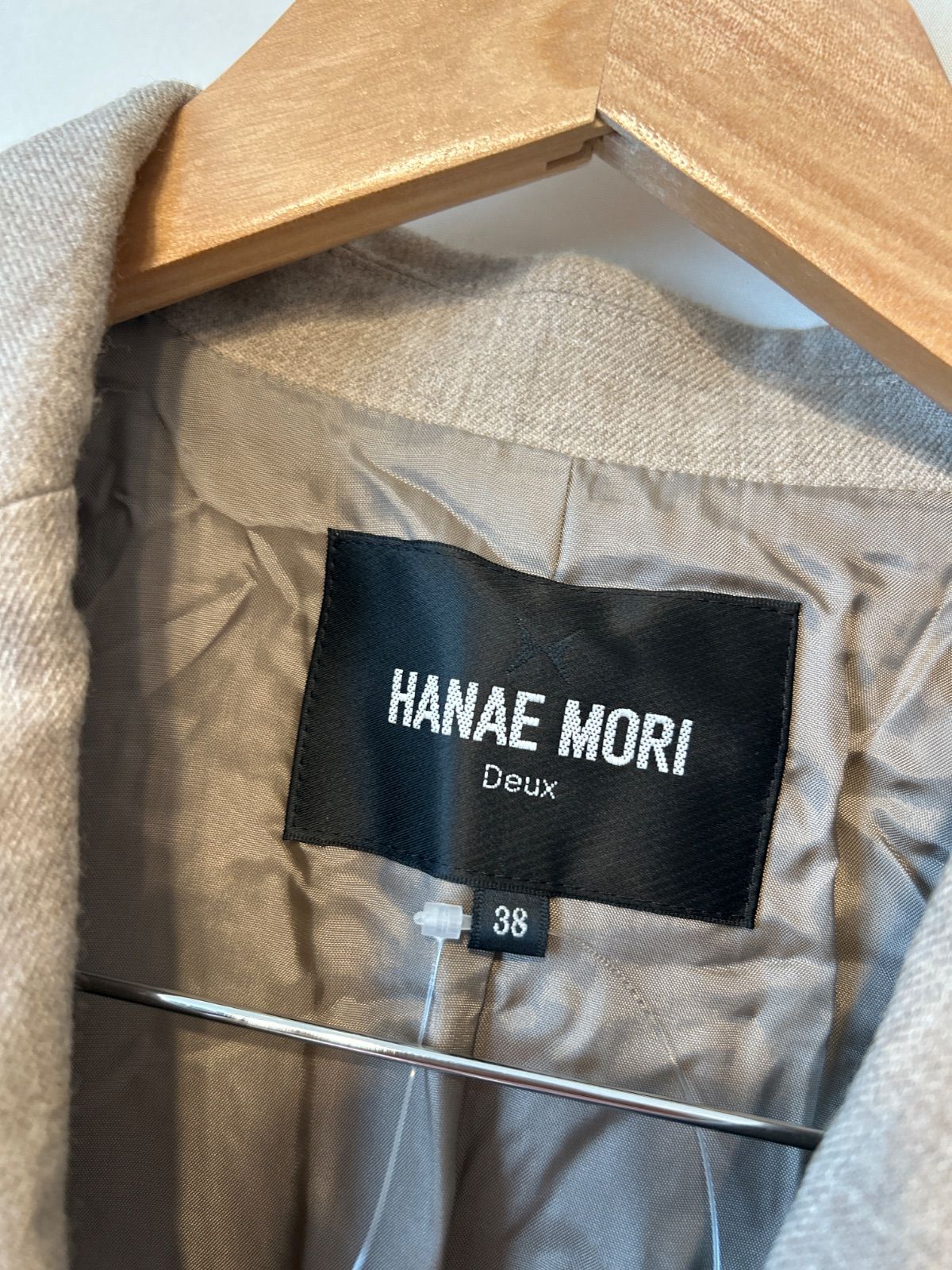 Z1389【美品】HANAE MORI ハナエモリ テーラードジャケット タグ