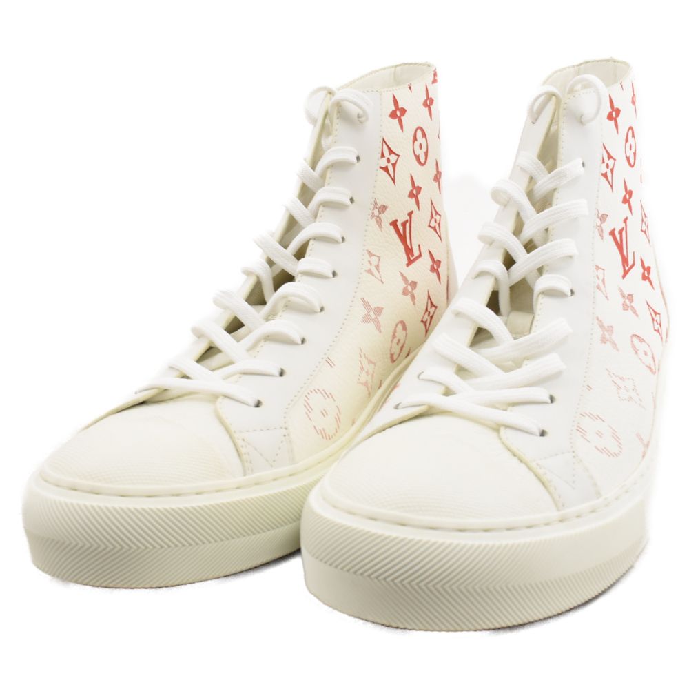 LOUIS VUITTON (ルイヴィトン) TATTOO LINE HIGH CUT SNEAKER タトゥー ライン ハイカット スニーカー  NV0210 ホワイト - メルカリ