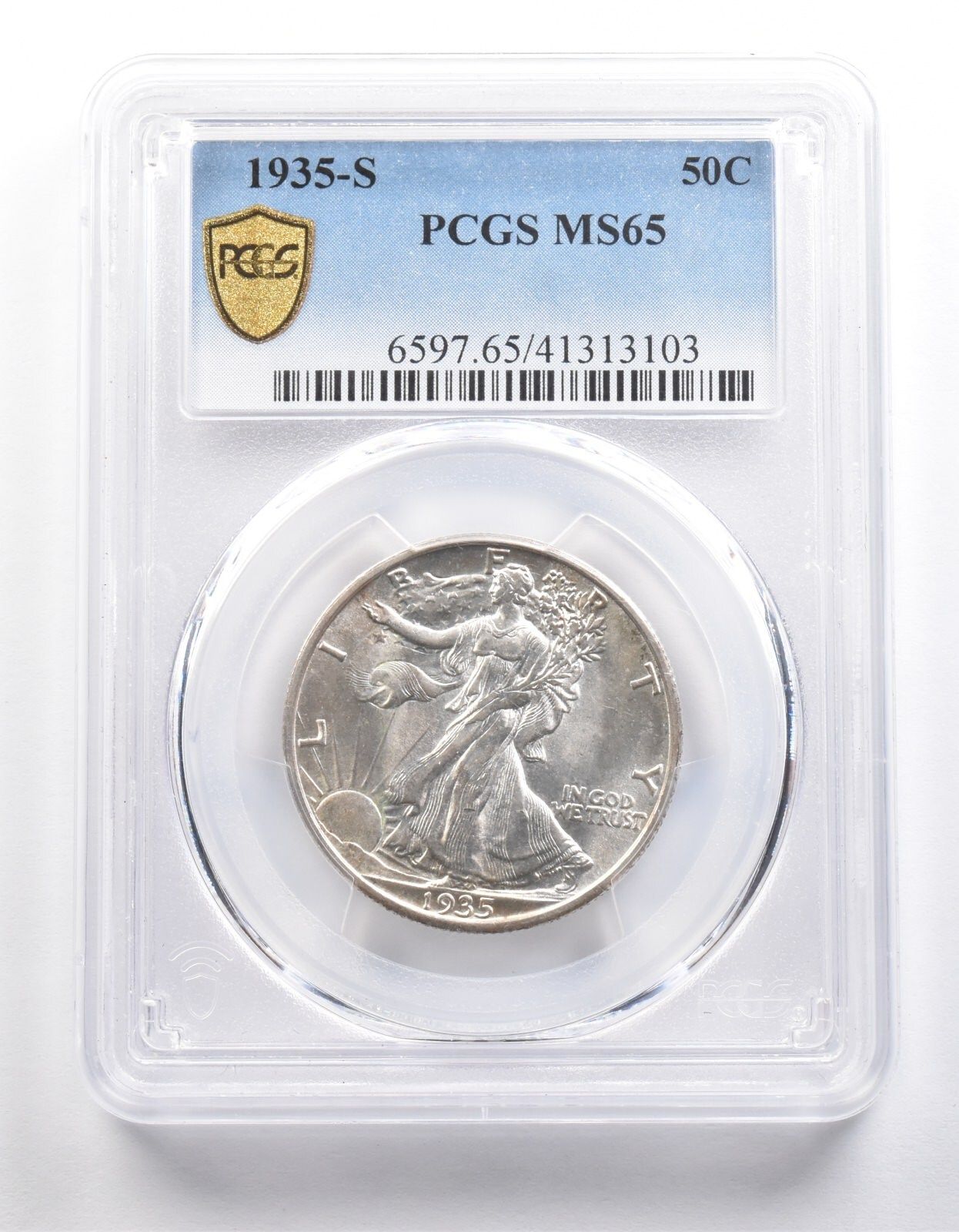 1935-S ウォーキング・リバティ・ハーフダラー MS65 PCGS 2007-S
