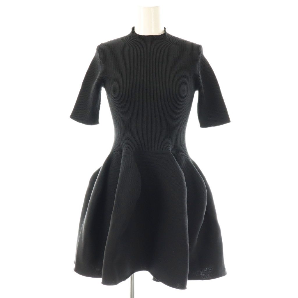 シーエフシーエル CFCL POTTERY SHORT SLEEVE MINI DRESS ワンピース ミニ 半袖 1 ブラック HK OS