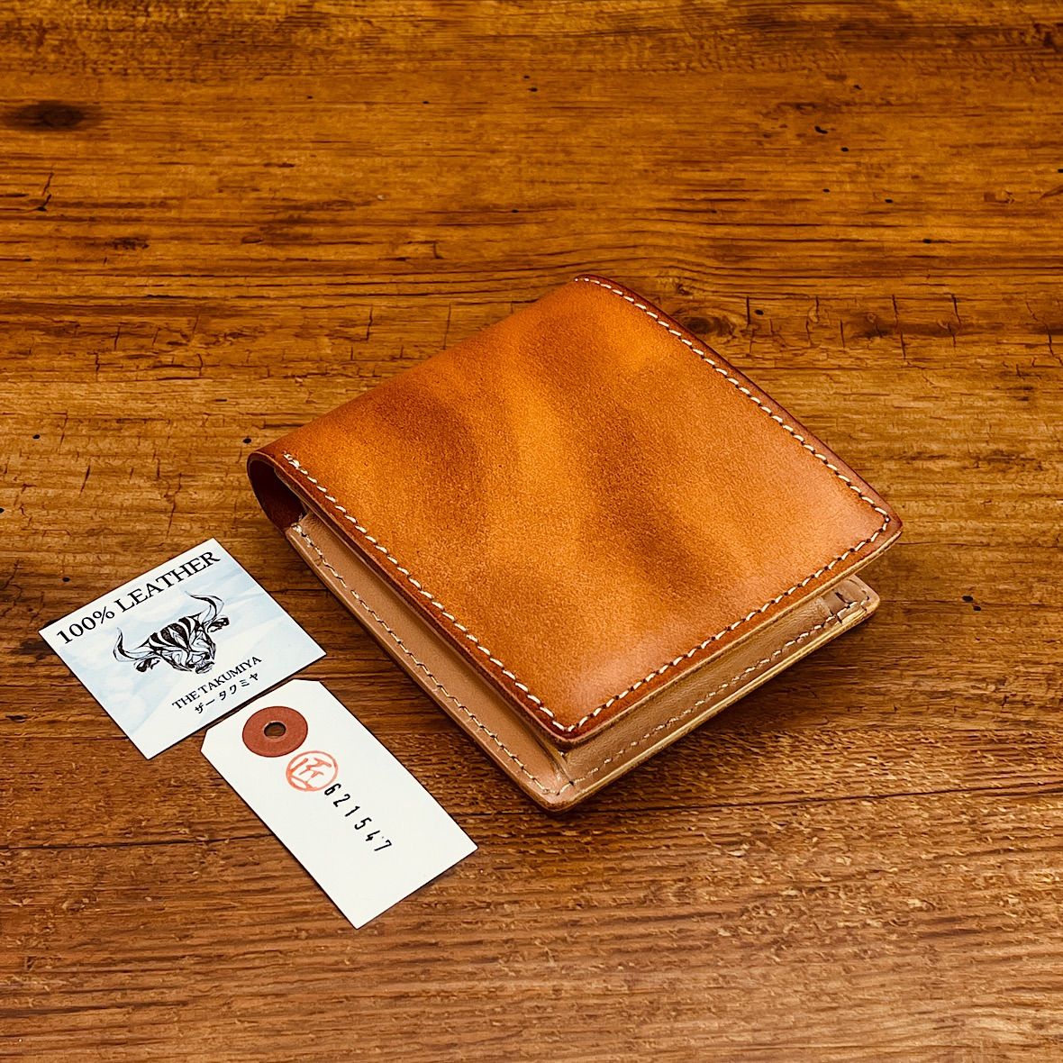 100%牛革 ハンドメイド長財布 【公式通販】