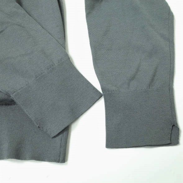 ATON SUVIN COTTON オーバーサイズ カーディガン サイズS 02 新品 ATON エイトン 日本製 SUVIN COTTON OVERSIZED CARDIGAN