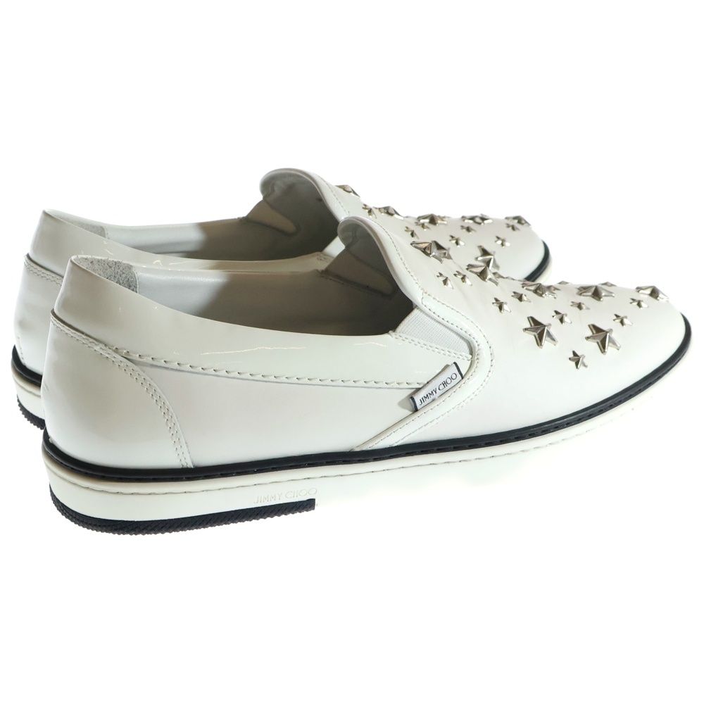 【大黒屋80】JIMMY CHOO ジミーチュウ スタースタッズスリッポン GROVE メンズ41 約26cm レザー ネイビー ジミーチュウ Jimmy Choo メンズ 靴 スニーカー ミックス