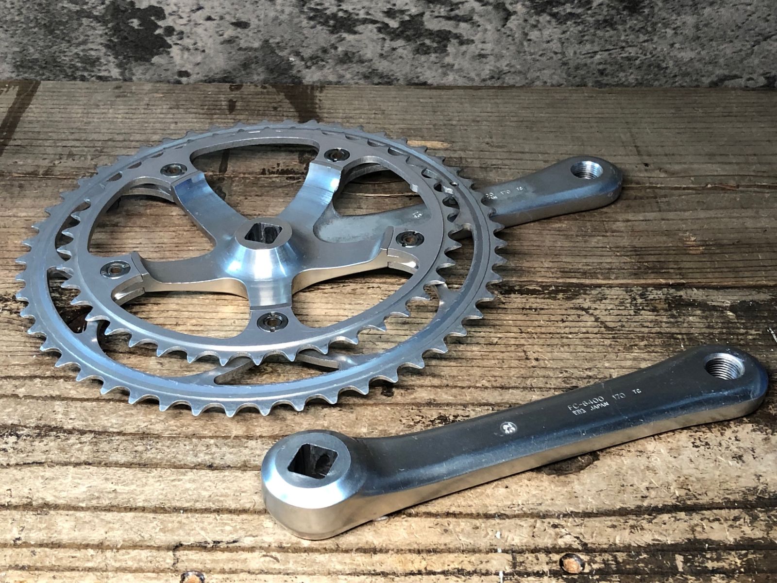 JK867 シマノ SHIMANO 600 FC-6400 クランクセット 52|42 170mm スクエア WWW_OLIVIERBERNSTEIN_COM