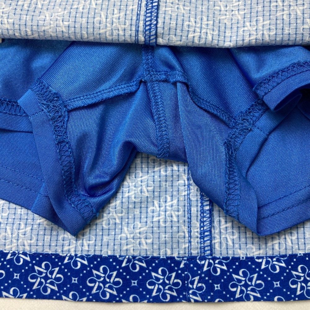 サイズ：S ST ANDREWS セントアンドリュース  インナー付きスカート 総柄 ブルー系 [240101416072] ゴルフウェア レディース ストスト サイズ：S ST ANDREWS セントアンドリュース インナー付き