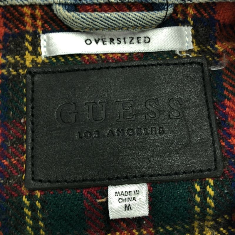 中古】GUESS OVERSIZED DENIM JACKET デニムジャケット M ブルー ゲス  