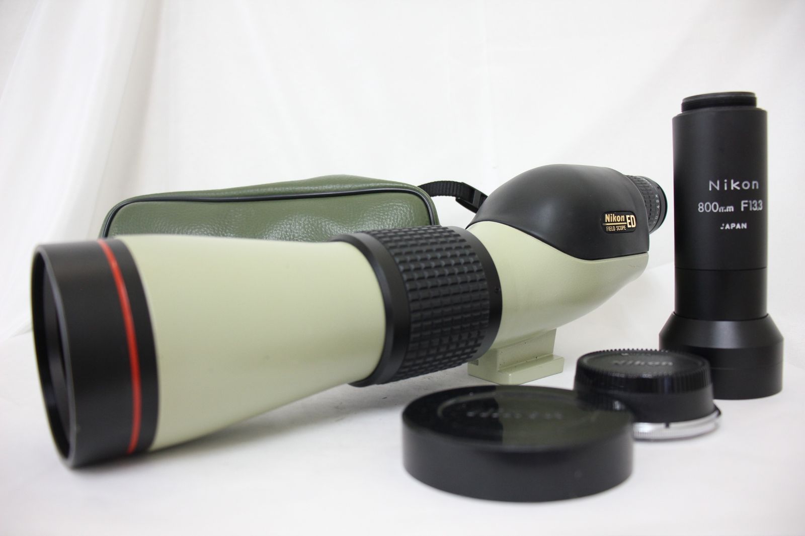返品保証 ニコン Nikon FIELD SCOPE ED 20-45x 800mm F13.3付き 単眼鏡 e2872