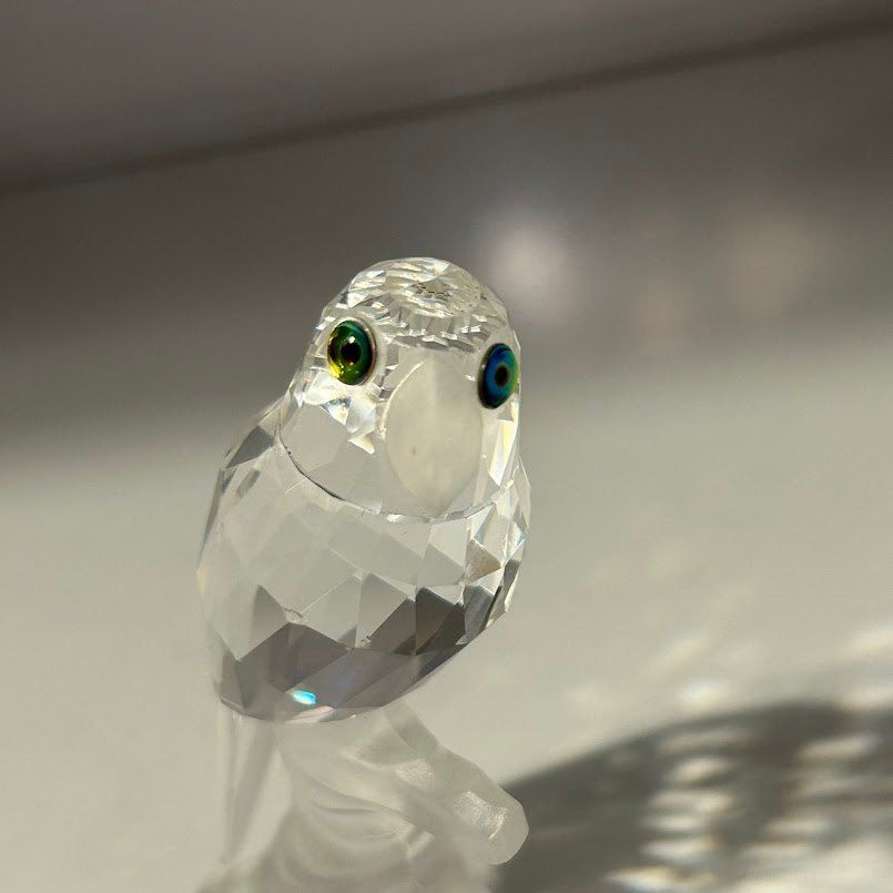 スワロフスキー スワロフスキー パロット オウム 鳥 クリスタル