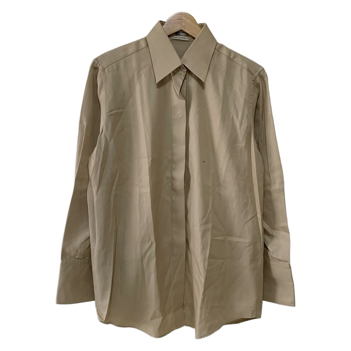 HERMES - HERMES(エルメス) 長袖Tシャツ サイズ36 S レディース - グレーベージュ HERMES(エルメス) 長袖シャツブラウス サイズ36 S レディース