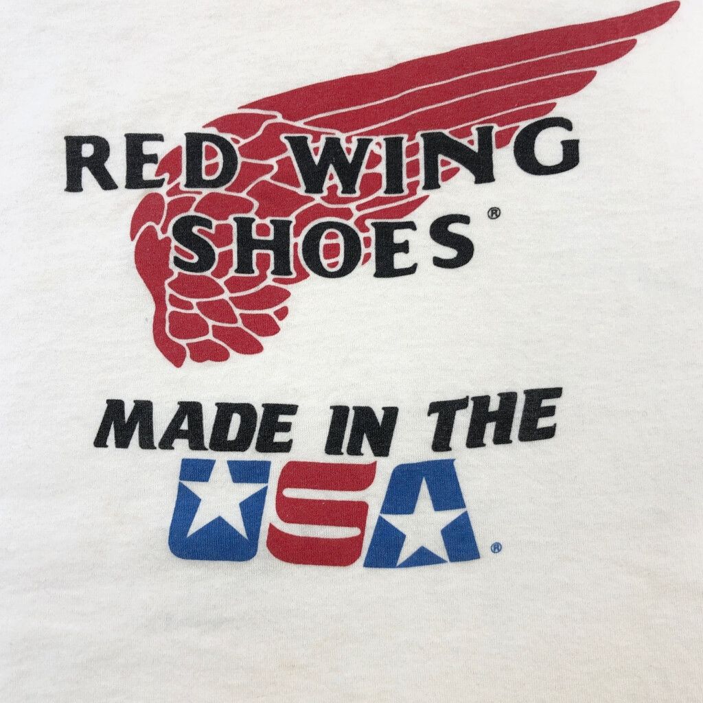 90年代 USA製 RED WING SHOES レッドウィングシューズ 半袖Tシャツ 
