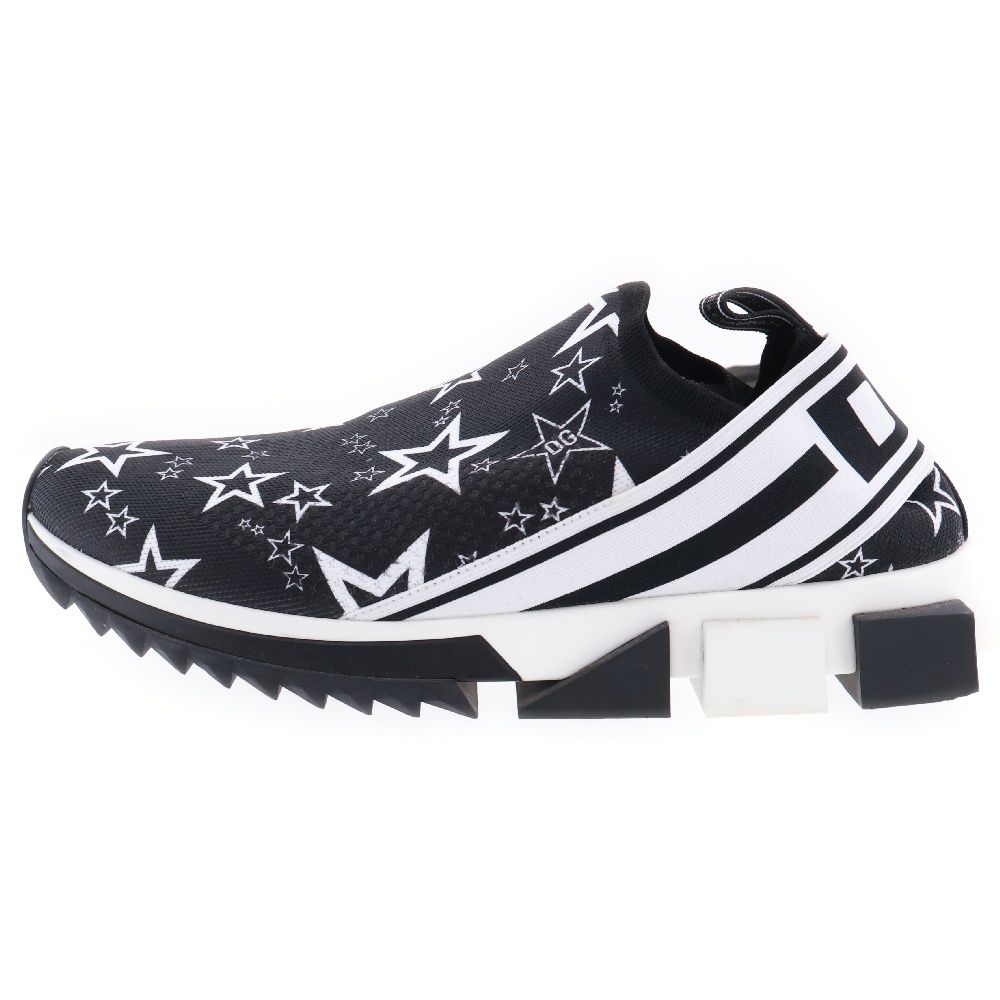 DOLCE u0026 GABBANA (ドルチェアンドガッバーナ) 19AW MIXED STAR PRINT SORRENTO SNEAKER ミックス スタープリント ソレント ローカットスニーカー ブラック CS1713-AJ607