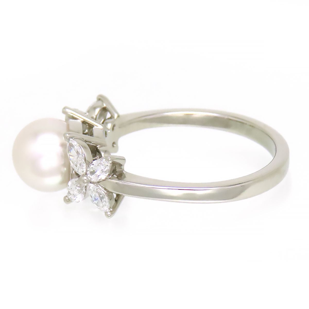 ティファニー ビクトリア パール リング 14 Pt950 レディース TIFFANY-Co. ジュエリー