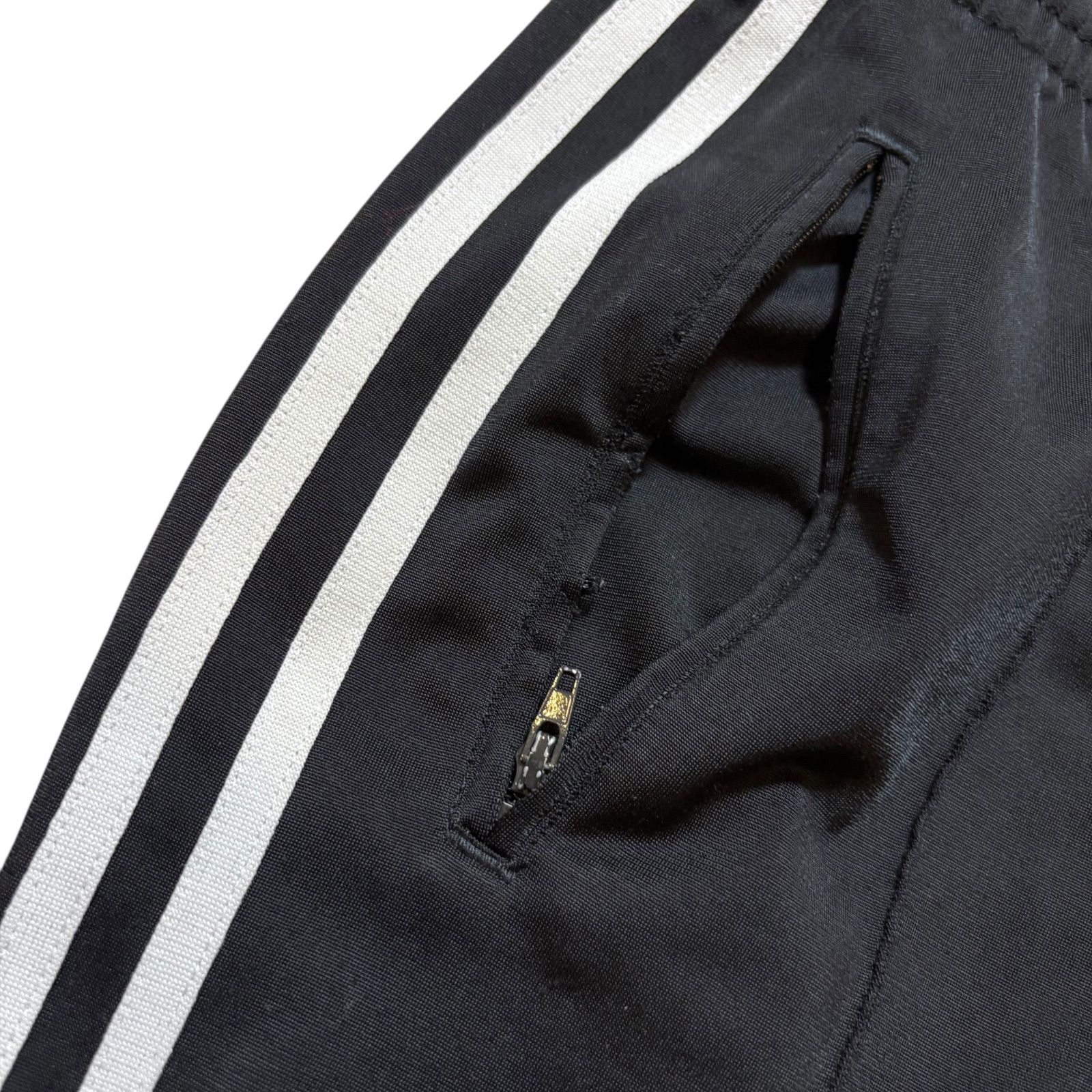 古着 adidas アディダス トラックパンツ 3ライン 刺繍 トレフォイル