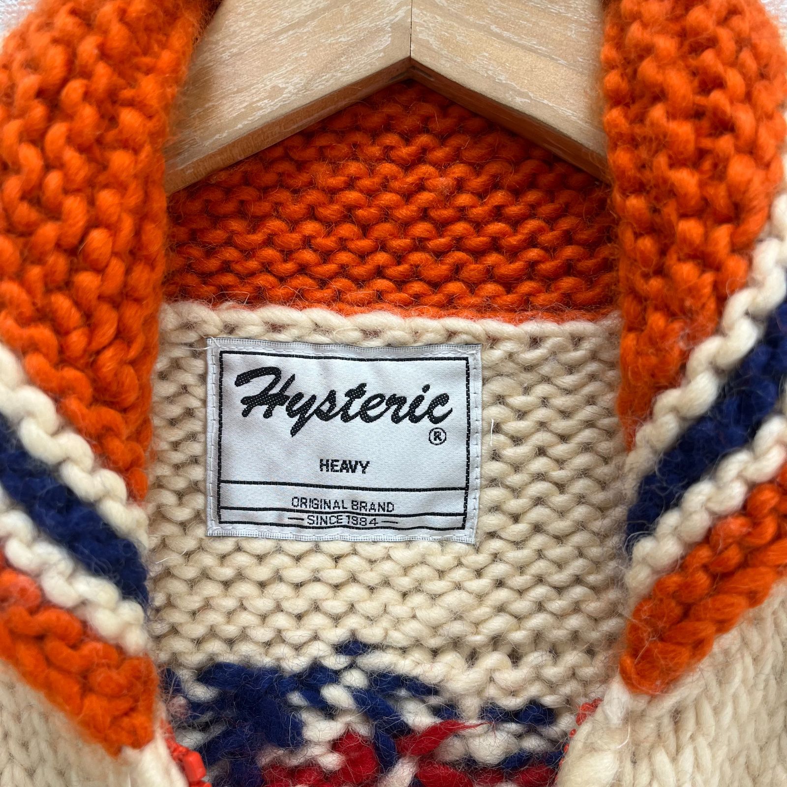 HYSTERIC GLAMOUR ヒステリックグラマー 2ND-1995 カウチンニット 