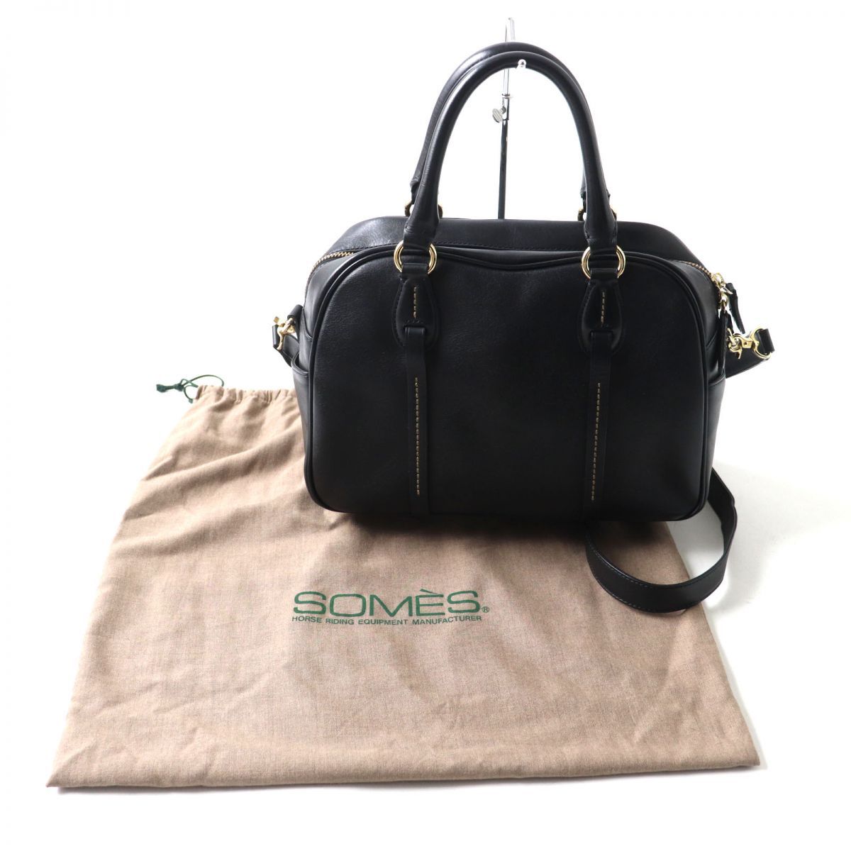 希少]極美品 SOMES SADDLE ソメスサドル 2way 牛革 オールレザー 