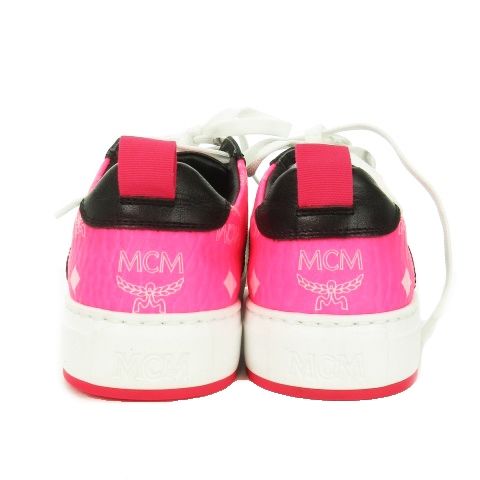 エムシーエム MCM 靴 シューズ スニーカー ロゴ プリント 配色 レース  