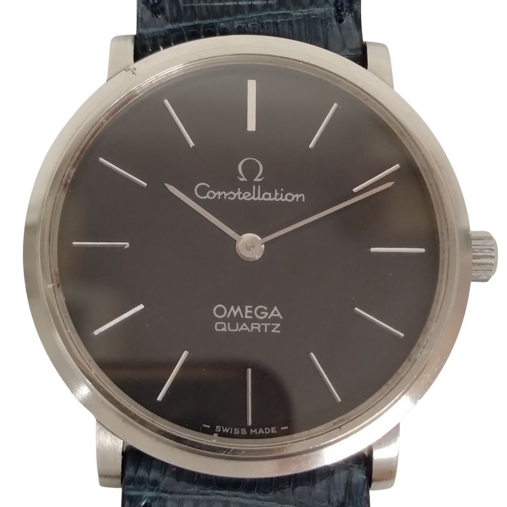OMEGA オメガ コンステレーション クォーツ 腕時計 ブラック 正規品