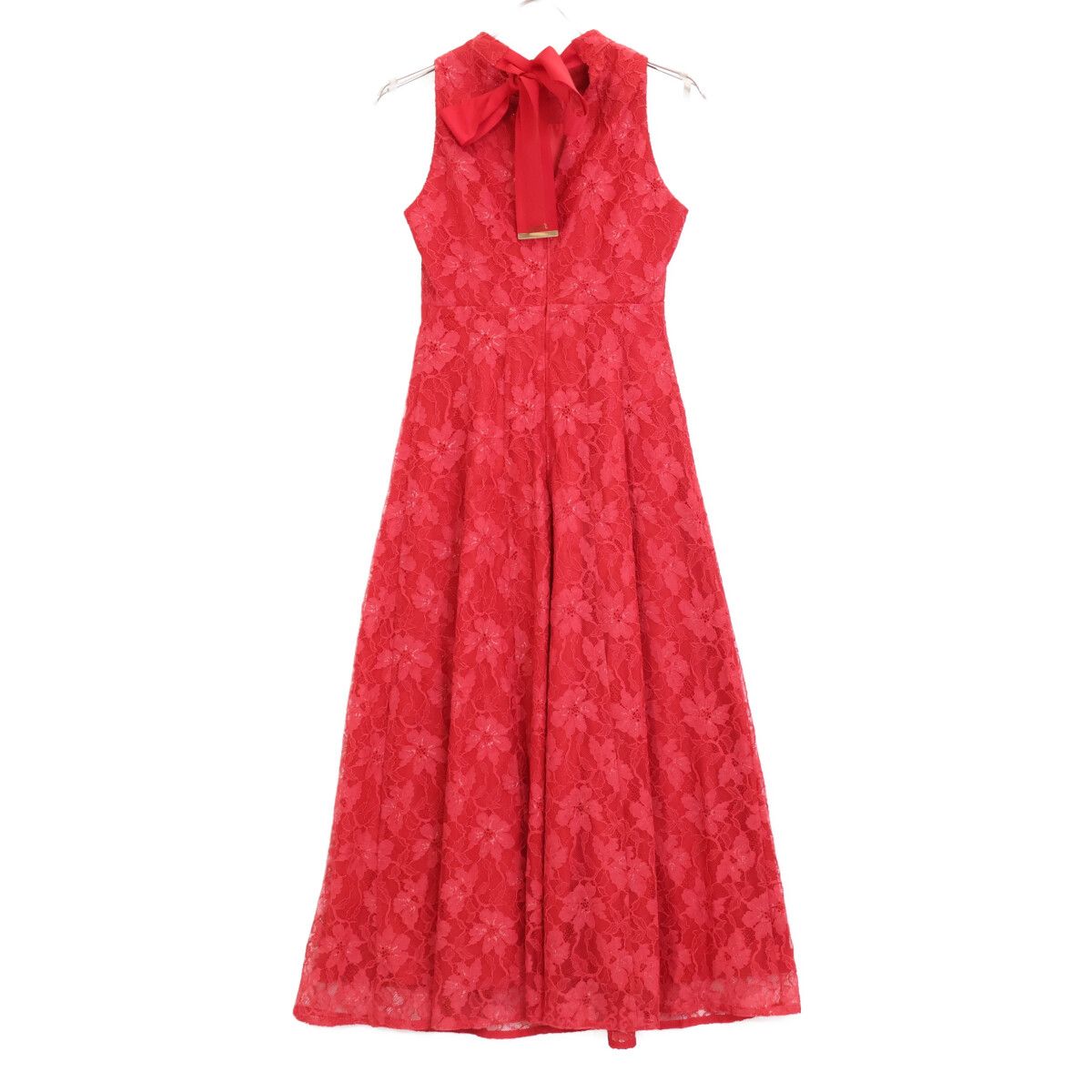 ノースリーブ ロングドレス