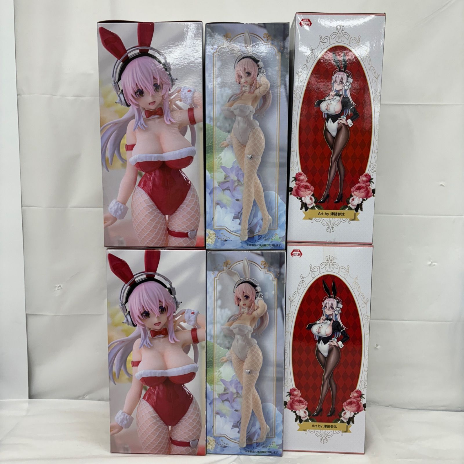 Bicute Bunniesフィギュア5点セット＋おまけ 未開封 すーぱーそに子 BiCute Bunnies Figure 6個セット Red